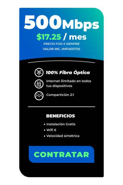 plan de internet 500 megas Manabí